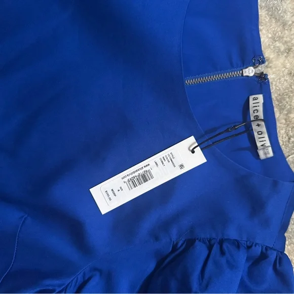 Alice + Olivia Royal Ann Tiered Mini Dress - Picture 4 of 4